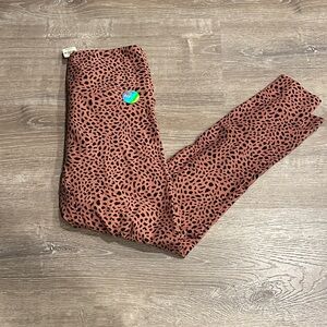 PINK Victoria's Secret Kids Leggings - Black and Brown Pattern